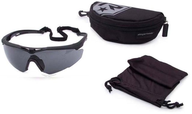 Revision Stingerhawk Eyewear System Basic Kit Shooting Glasses Large Smoke