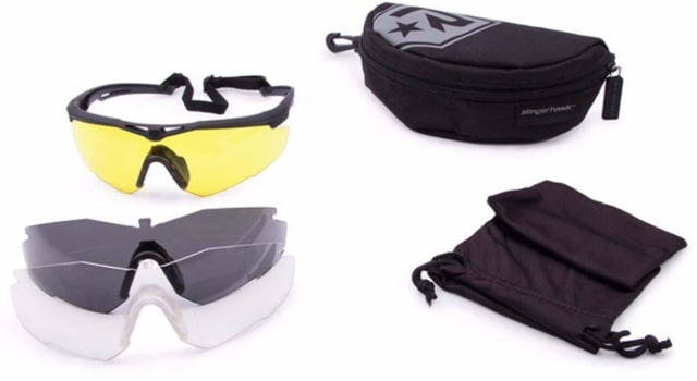 Revision Stingerhawk Eyewear System Deluxe Kit Shooting Glasses Regular - Revision