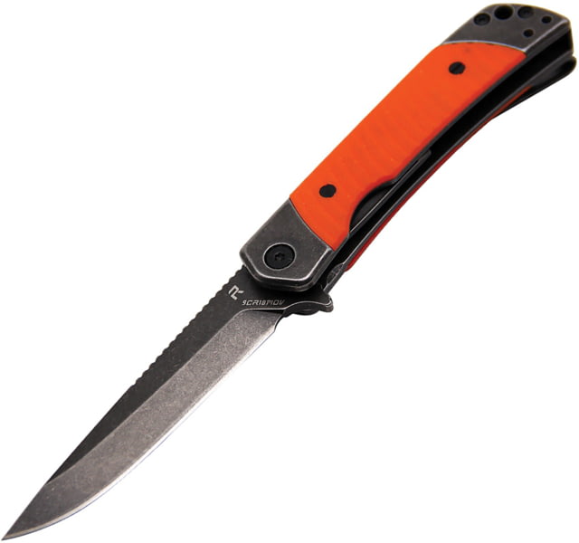 Revo Duo Linerlock Drop Point Org - Revo Knives