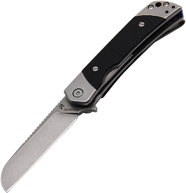 Revo Duo Linerlock Sheepsfoot Blk - Revo Knives