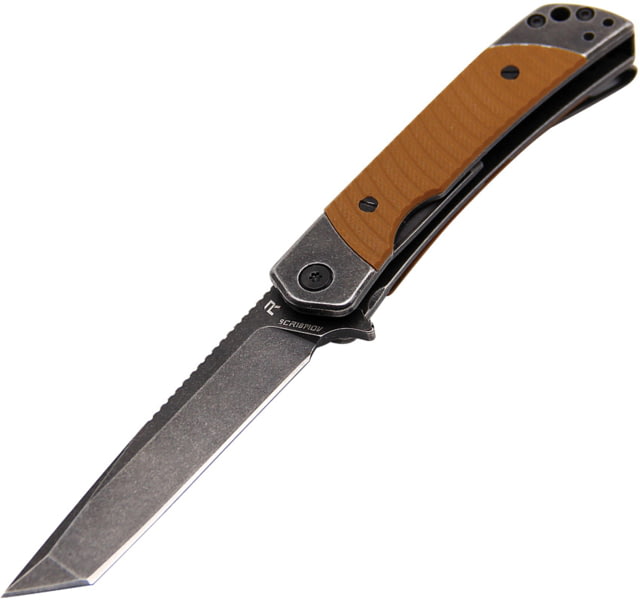 Revo Duo Linerlock Tanto Brown - Revo Knives