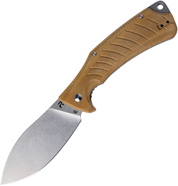 Revo Ness Linerlock Brown Micarta - Revo Knives