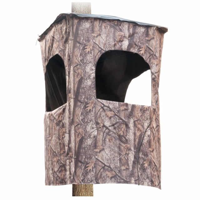 Rhino Blinds Universal Treestand Full Enclosure Kit Black/Steel - Rhino Blinds
