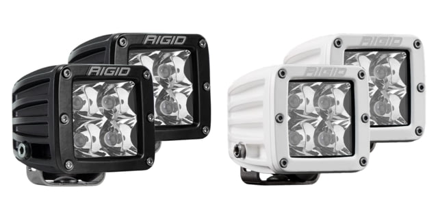 Rigid Industries D-Series PRO 3168 Lumens LED Hybrid-Spot Light, Pair, Black, 202213
