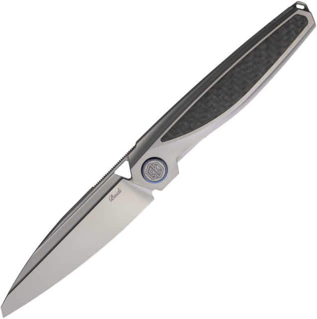 Rike Knife Baidi-S Linerlock Black CF RK - Rike Knife