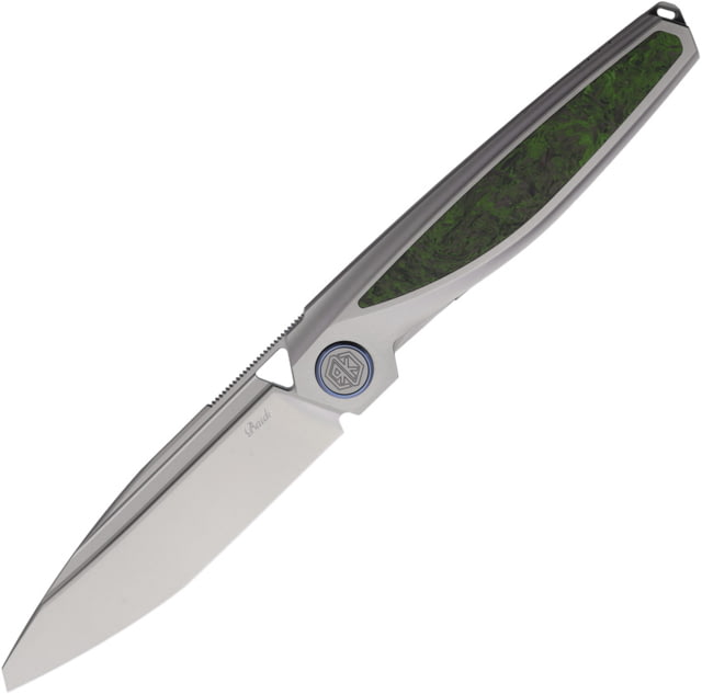 Rike Knife Baidi-T Linerlock Green CF RK - Rike Knife