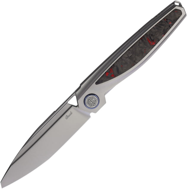 Rike Knife Baidi-T Linerlock Red CF RK - Rike Knife