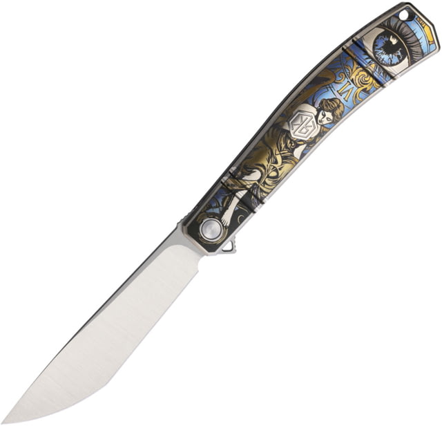 Rike Knife Framelock Engraved R