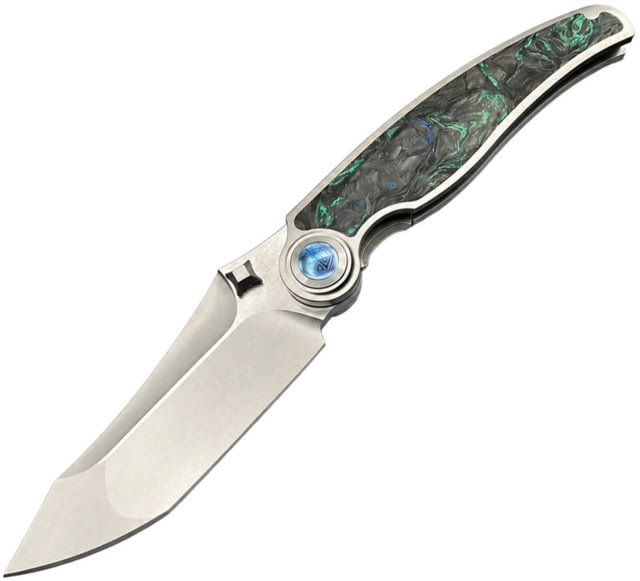 Rike Knife Hunter 1 Linerlock Grn CF - Rike Knife