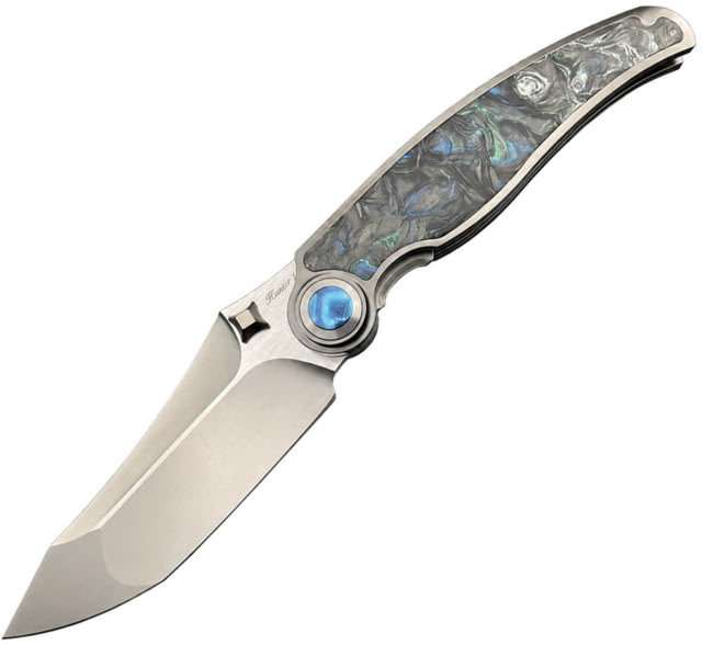 Rike Knife Hunter 1 Linerlock Grn CF - Rike Knife