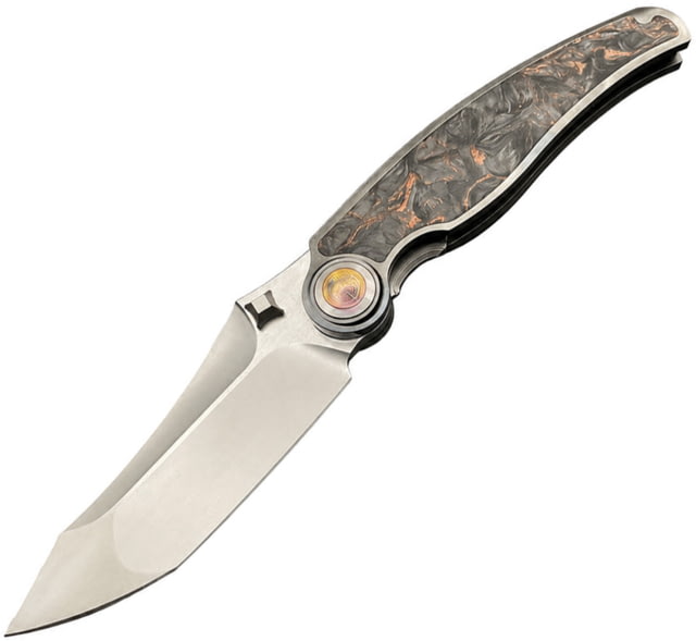 Rike Knife Hunter 1 Linerlock Rust CF - Rike Knife