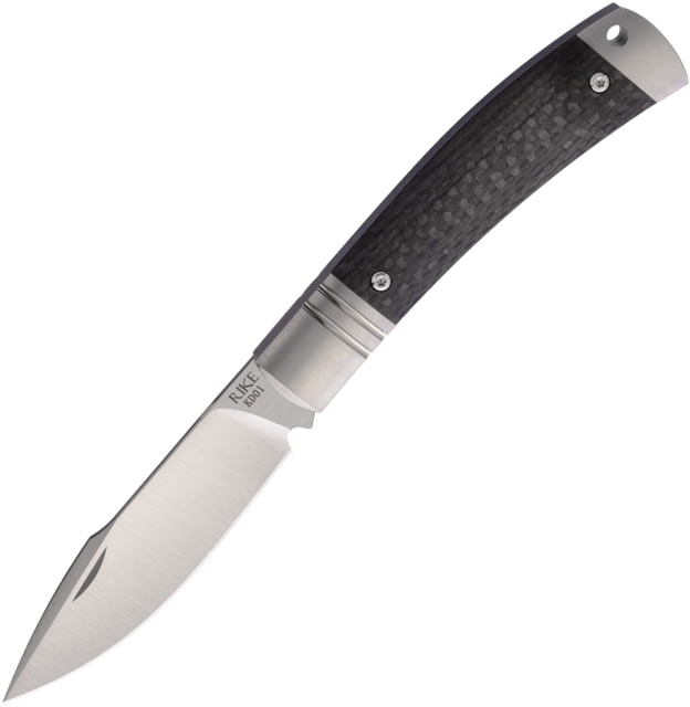 Rike Knife Slip Joint Black Carbon Fiber - Rike Knife