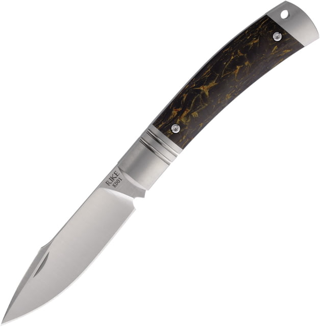 Rike Knife Slip Joint Black Gold CF - Rike Knife