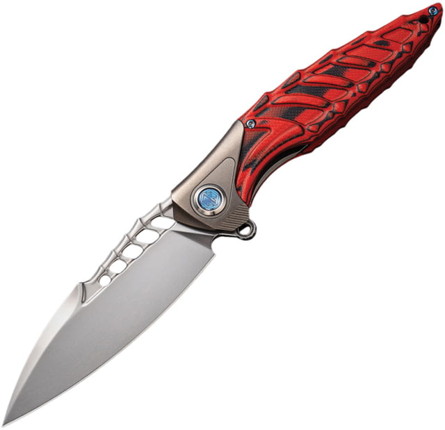 Rike Knife Thor 7 Integral Framelock Red RKTHOR7TIG10BR - Rike Knife