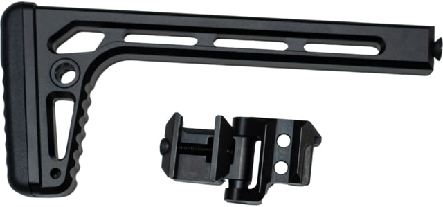 Rim/Edge Folding Picatinny Buttstock Black - Rim/Edge