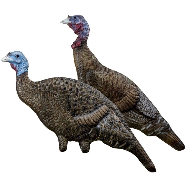 Rinehart Turkey Decoy Combo Hen and Jake Black - Rinehart