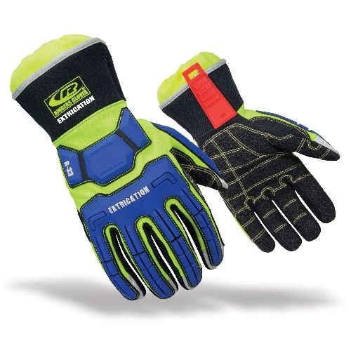 Ringers Gloves Hybrid Extrication Glove High Visibility Lime - Ringers Gloves