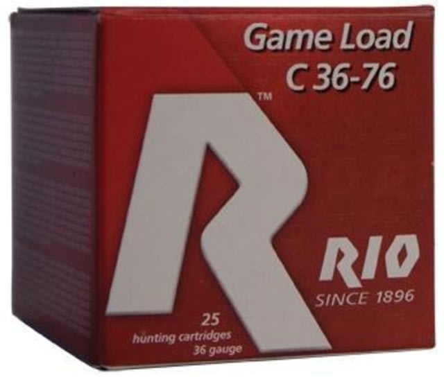 RIO Ammunition Game Load Heavy Field .410 Gauge 1/2 Oz 2 1/2in MAX Shotgun Ammo #8 25 Rounds  Ammunition Game Load Heavy Field .410 Gauge 1/2 Oz 2 1/2in MAX Shotgun #8 25 Rounds Ammo