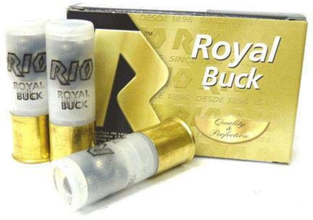  Ammunition Royal Buck 12 Gauge 2.75 27 Pellets 4 Buck Shot 5 Bx/ Ammo