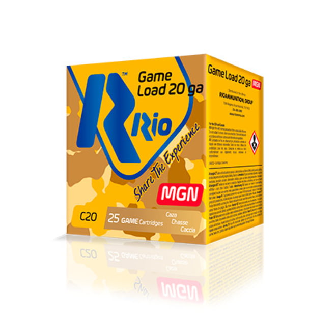 RIO Ammunition Magnum Heavy Field 20 Gauge 1-1/4 oz 3" Shotgun Ammo #7 25 Round - Rio Ammo