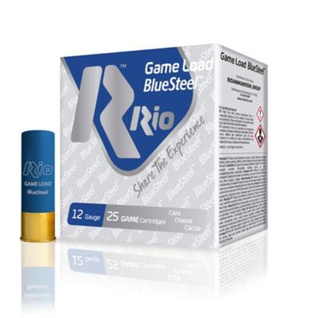 RIO Ammunition Royal BlueSteel 12 ga 3 1/2in MAX 1 9/16 oz Size 2 1300 fps - 25/box - Rio Ammunition