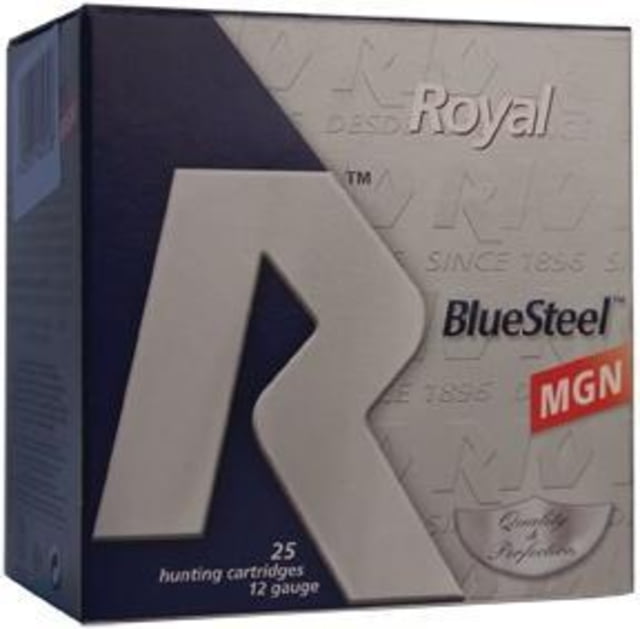 RIO Ammunition Royal BlueSteel 12 ga 3in MAX 1 1/8 oz Size 2 1550 fps - 25/box