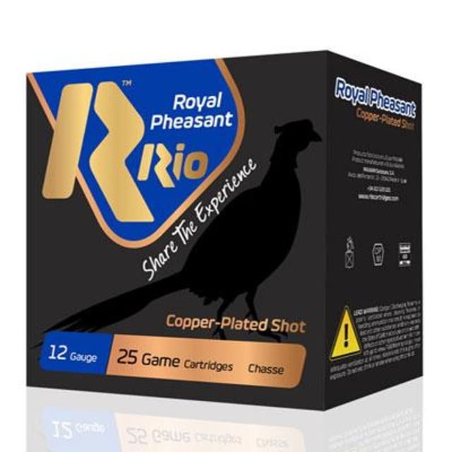 RIO Ammunition Royal Pheasant Copper 36 12GA 2-3/4in 1-1/4OZ Size 5 1250 FPS 25RD