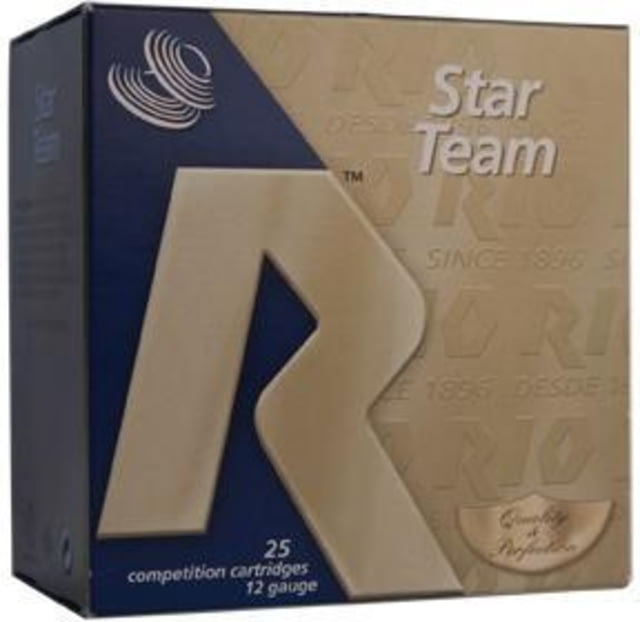 RIO Ammunition Star Team 12 ga 2 3/4in MAX 1 1/8 oz Size 7.5 1300 fps - 25/box