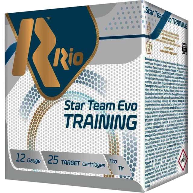  Ammunition Star Team Training 12 Gauge 7/8 Oz 2 3/4 In Centerfire Shotgun 25 Rounds Ammo