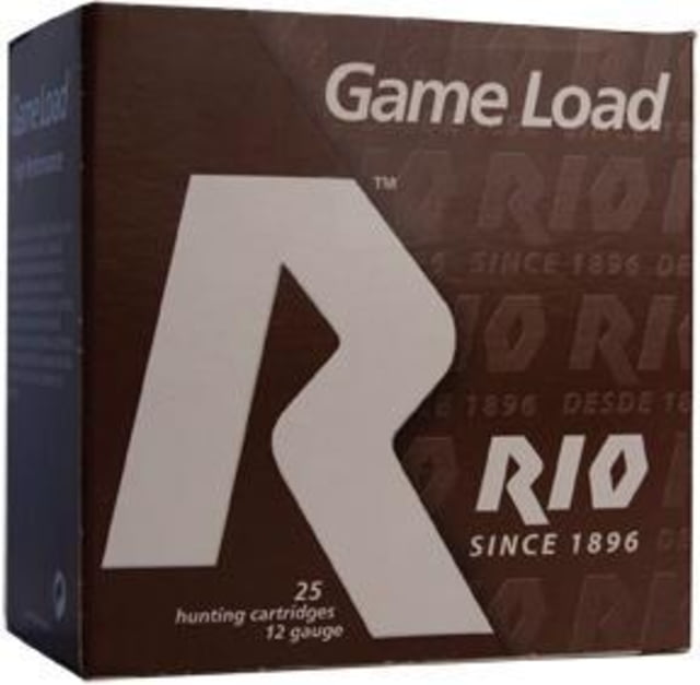 RIO Ammunition Top Game HV 12 ga 2 3/4in 3 3/4 dr 1 1/4 oz Size 4 1330 fps - 25/box - Rio Ammo