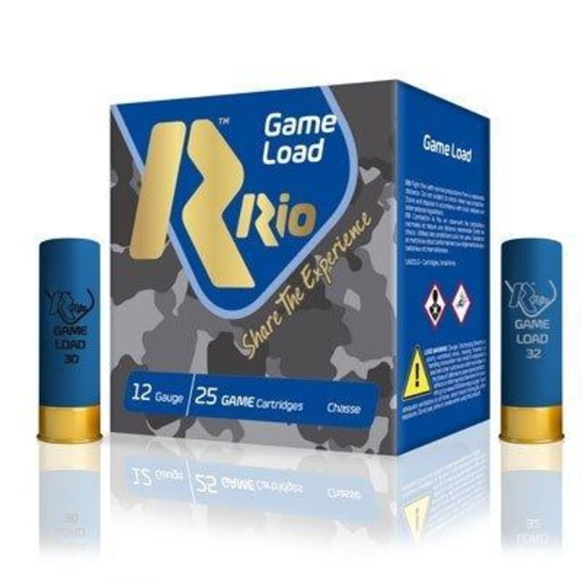 RIO Ammunition Top Game HV 12 ga 2 3/4in 3 3/4 dr 1 1/4 oz Size 7.5 1330 fps - 25/box