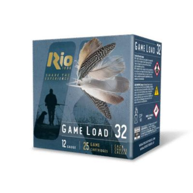 Rio Outdoors Corp Rio Game Load Lead Shotshells 12ga 2-3/4 1-1/8oz 1280 Fps #5 25/ct Outdoors Corp Rio Game Load Lead Shotshells 12ga 2-3/4 1-1/8oz 1280 Fps #5 25/ct Ammo