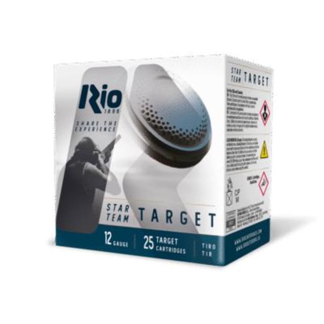 Rio Outdoors Corp Rio Star Team Target Shotshells 12ga 2-3/4 1-1/8oz #8.5 1200 Fps 25/ct Outdoors Corp Rio Star Team Target Shotshells 12ga 2-3/4 1-1/8oz #8.5 1200 Fps 25/ct Ammo