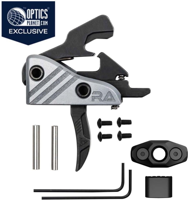 OpticsPlanet Exclusive Rise Armament Blitz Trigger, Single Stage System, 3.5 lb Pull Weight, Black, RA-524-601-010-BLK