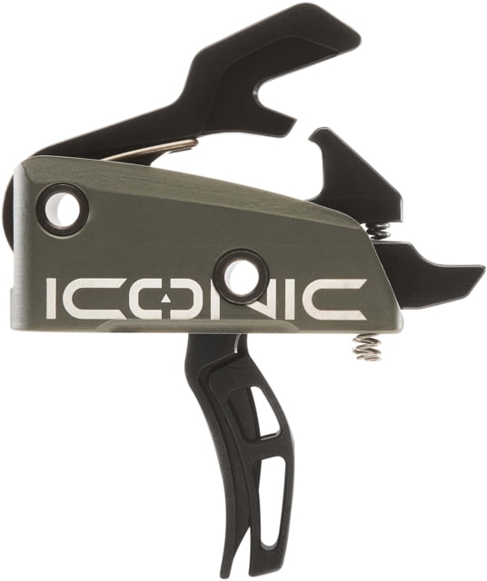 Rise Armament ICONIC Independent Two-Stage Trigger, ICONIC Green, T22-GRN