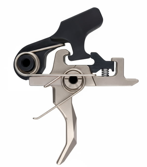 Rise Armament OPMOD HEX-C 2-Stage Trigger Curved 4.5 lb Black/Silver - Opmod