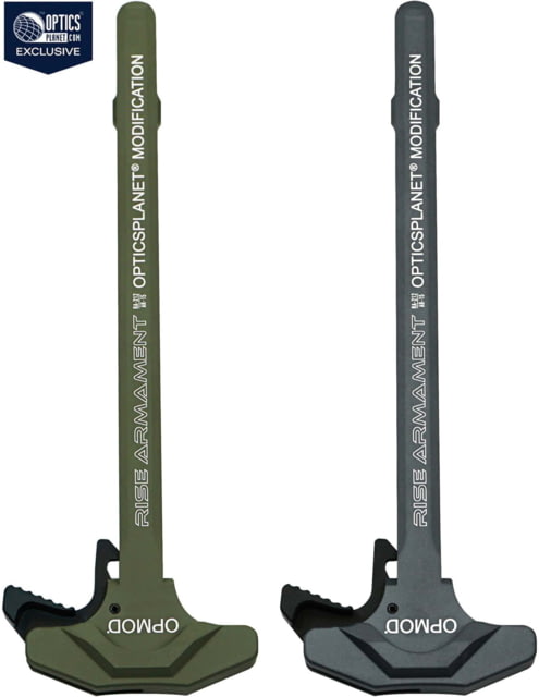 Rise Armament OPMOD RA-212 Extended Latch Charging Handle Green - Opmod