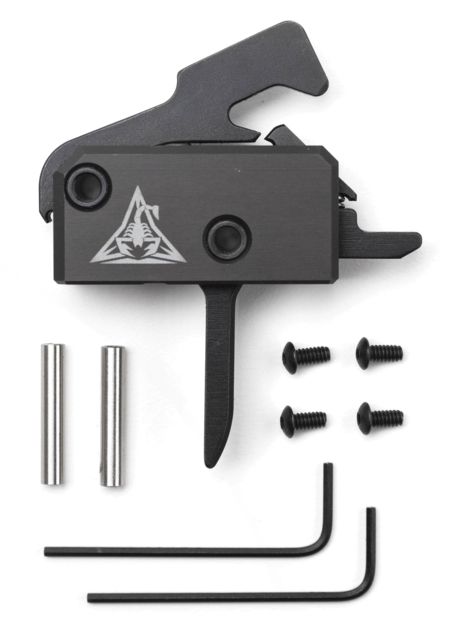 EDEMO RISE Armament RA-140 Super Sporting Trigger Anti-Walk Pins AR Platform Flat 3.5 lb Black RA-140F-AWP-BLK EDEMO3 - Rise Armament