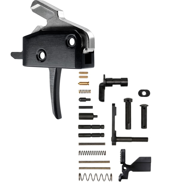 RISE Armament RA-434 High Performance Trigger w/ AR-15 Lower Parts Kit Curved 3.5lb Black - RISE Armament