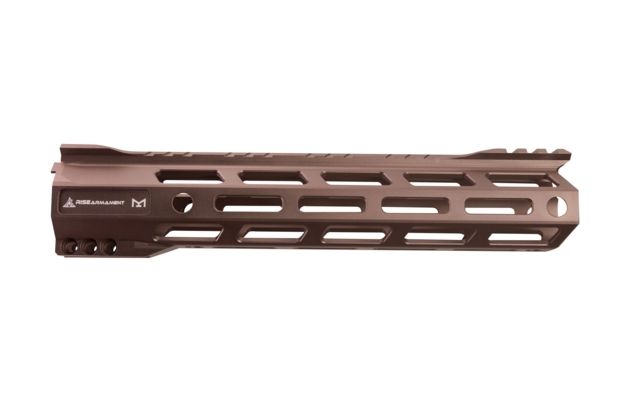 RISE Armament RA-905 Handguard M-LOK AR-15 10in 6061-T6 Billet Aluminum Anodized Spartan Bronze