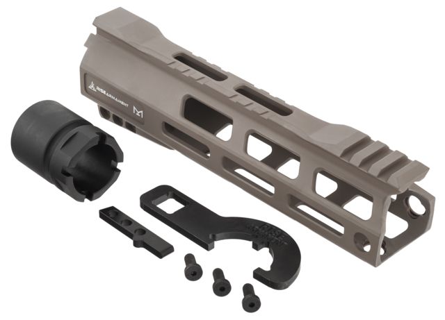 RISE Armament RA-905 Handguard M-LOK AR-15 7.5in 6061-T6 Billet Aluminum Cerakote FDE