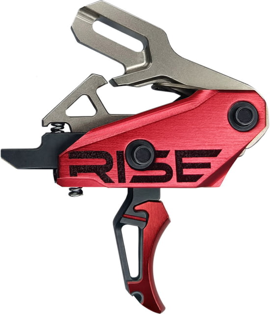 RISE Armament Rev 535 Slide-and-Snap Trigger Flat/Curved 3-3.5lb Black/Red