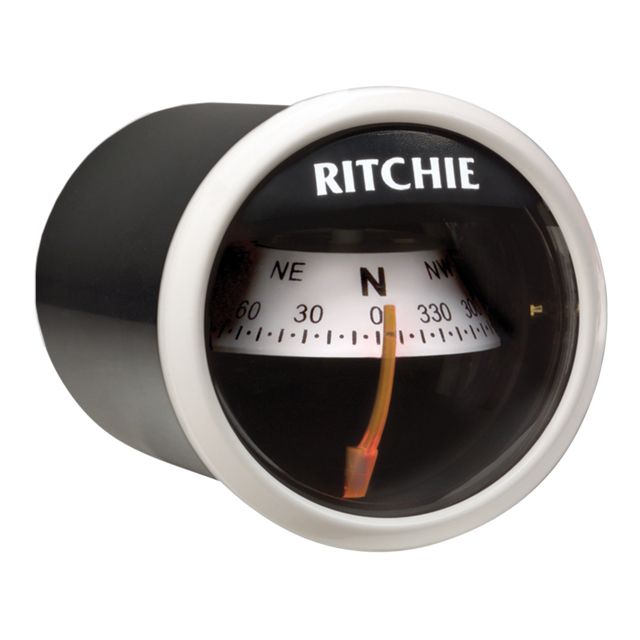 Ritchie  RitchieSport Compass - Dash Mount - White/Black - Ritchie