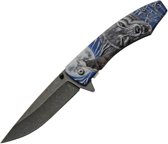 Rite Edge Dark Moon Linerlock A/O Blue CN - Rite Edge