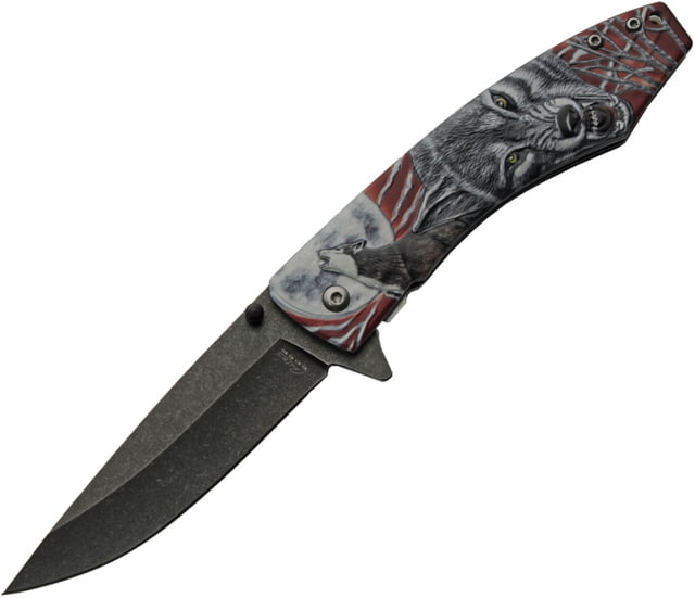 Rite Edge Dark Moon Linerlock A/O Red CN - Rite Edge