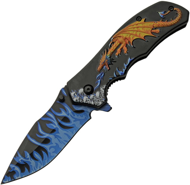Rite Edge Dragon Flame Linerlock A/O CN - Rite Edge
