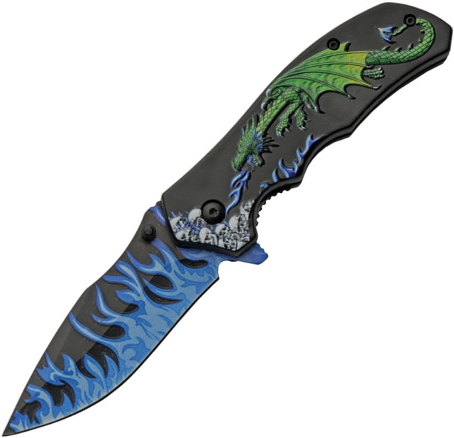 Rite Edge Dragon Flame Linerlock A/O CN - Rite Edge