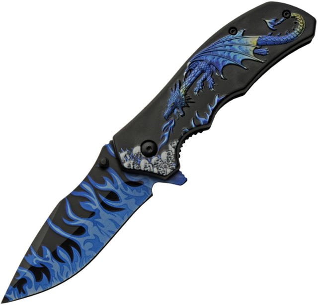Rite Edge Dragon Flame Linerlock A/O - Rite Edge