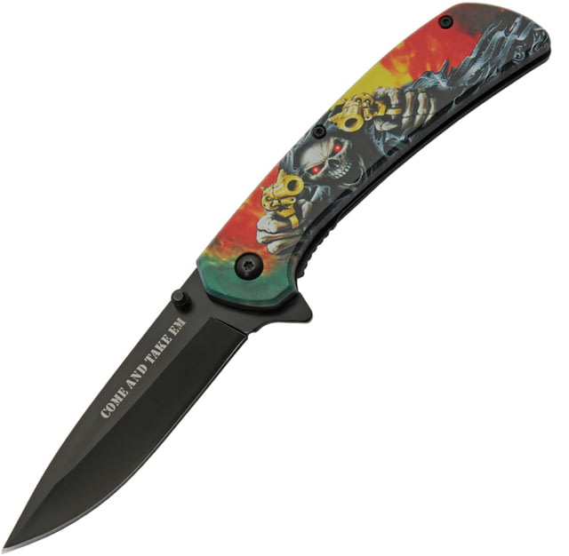 Rite Edge Reaper Linerlock A/O Red - Rite Edge
