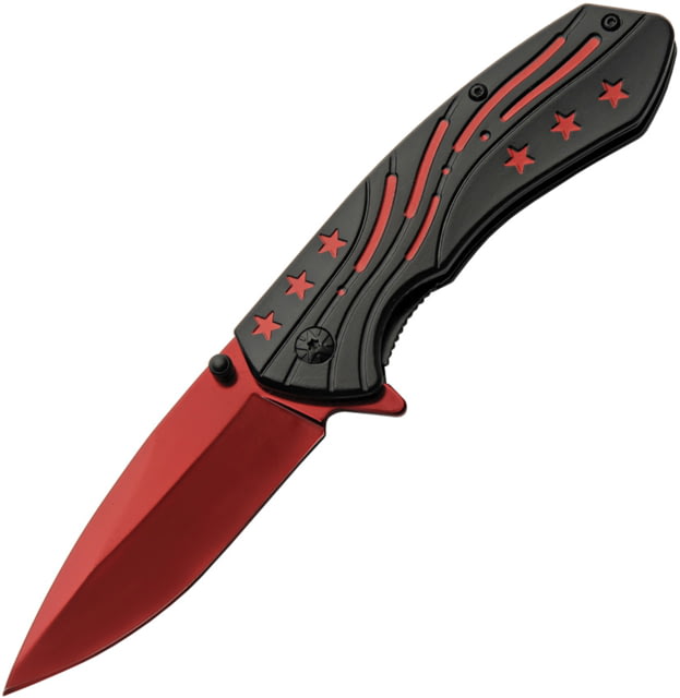 Rite Edge Red Stars Linerlock CN - Rite Edge